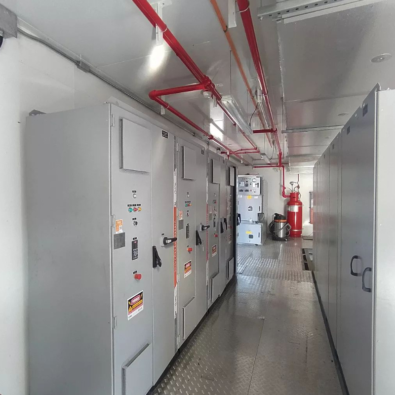 Montagem de infraestrutura para sistemas de detecção e combate a incêndio